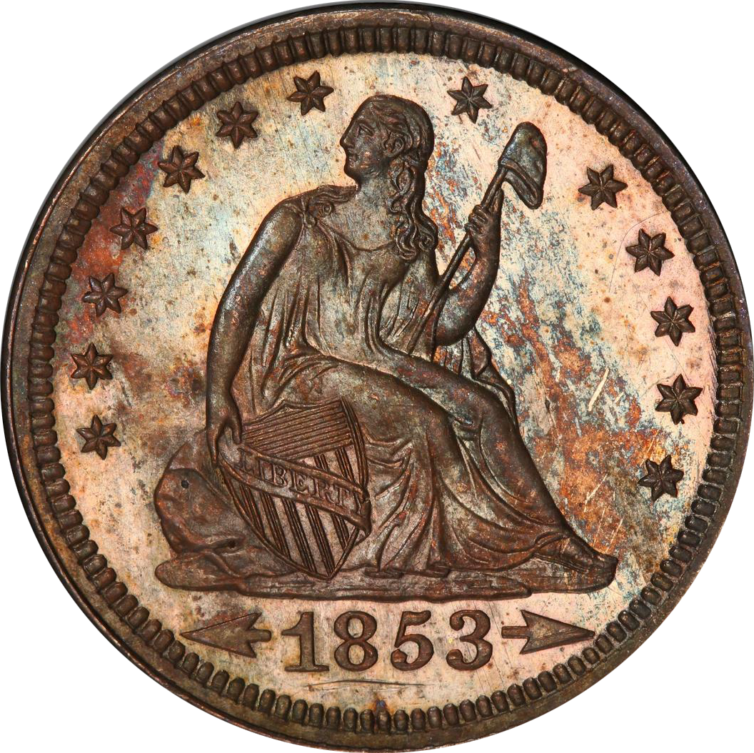 【スター☆バタフライ シーテッドリバティ 1853年/56年/57年/87 スター☆バタフライ シーテッドリバティ 1853年/56年/57年/87 1853