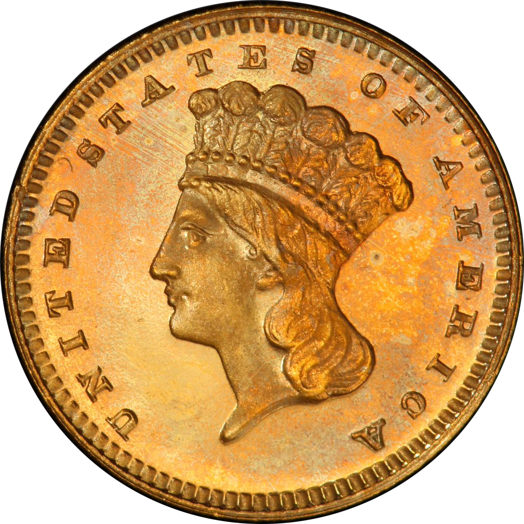 1879 G1 Pf Gold Dollars Coin