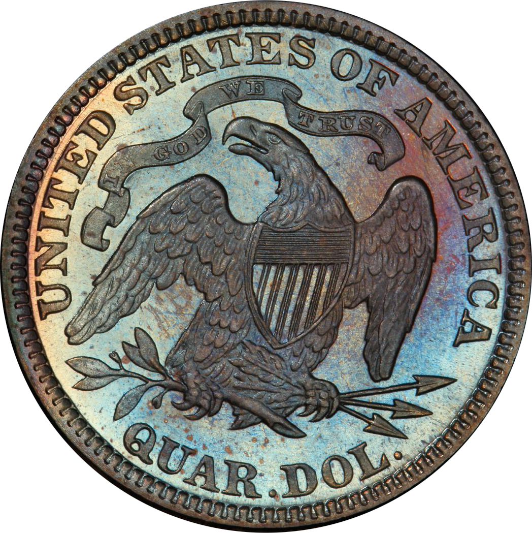 1888 25c Pf Seated Liberty Quarters Coin