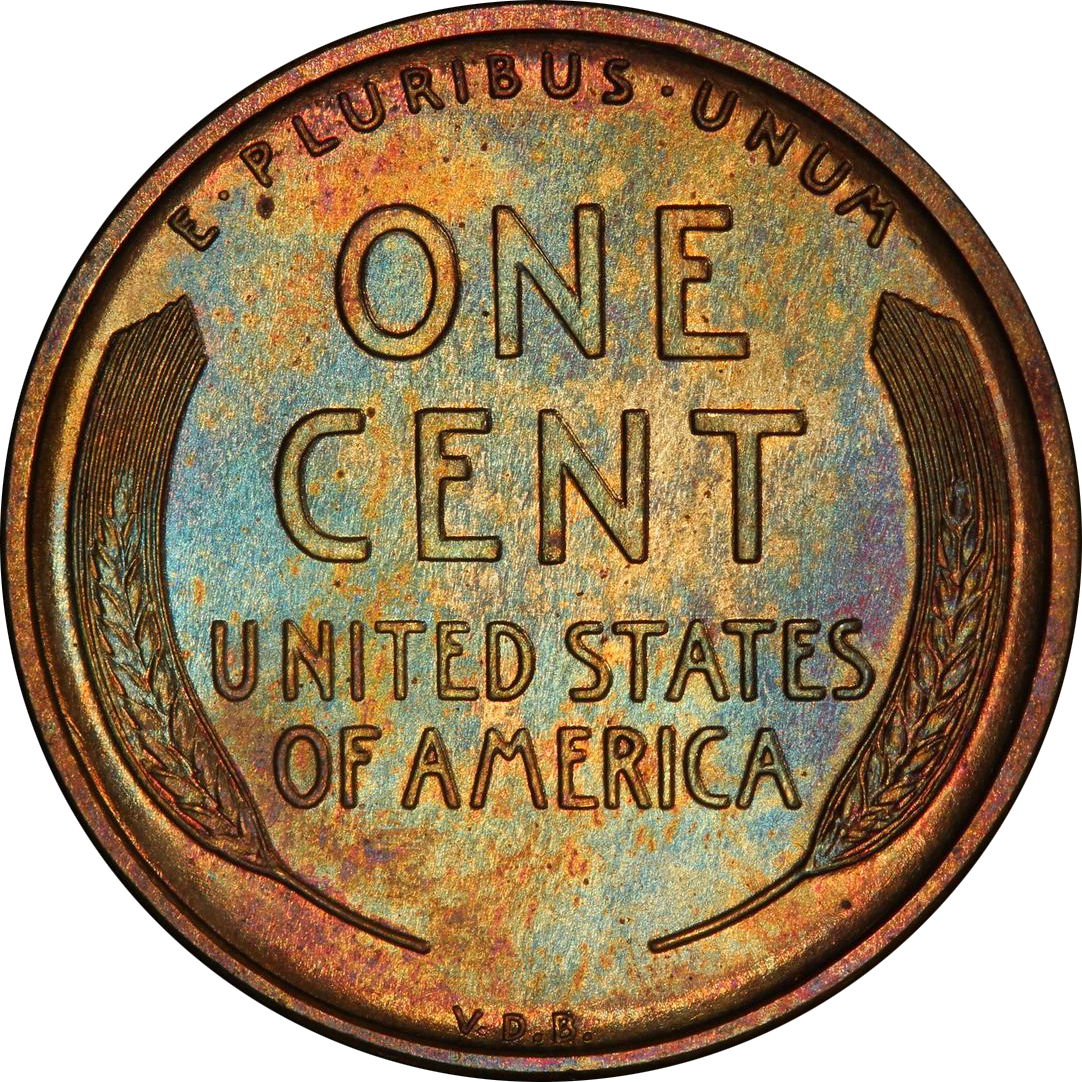 1909 Vdb 1c Pf | Lincoln Cents - Wheat Reverse | Coin