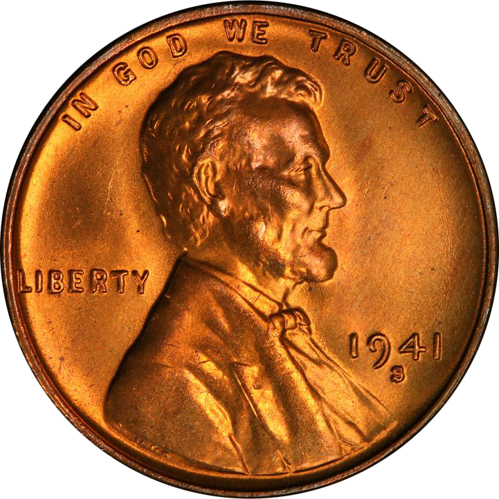 1941 S 1c Ms | Lincoln Cents - Wheat Reverse | Coin