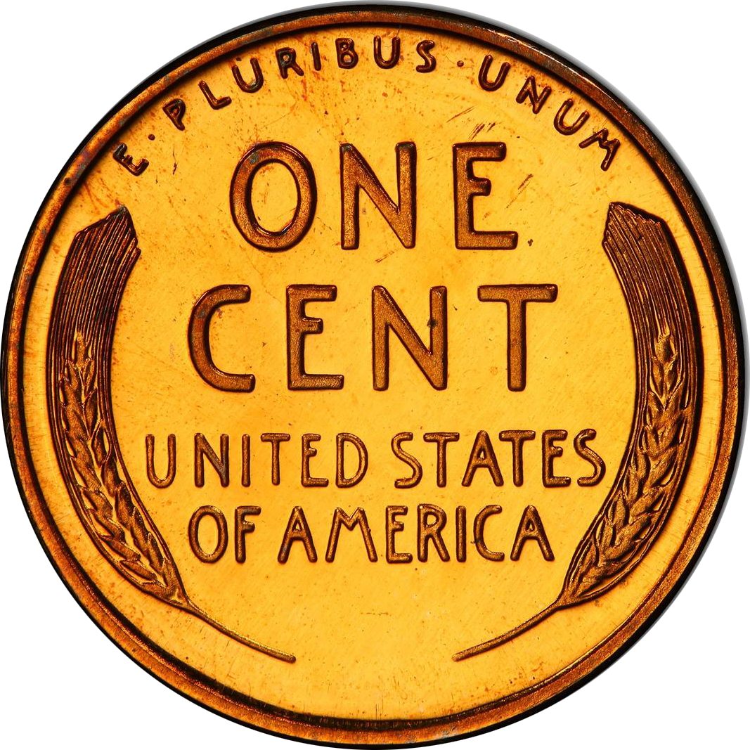 1954 1c Pf | Lincoln Cents - Wheat Reverse | Coin