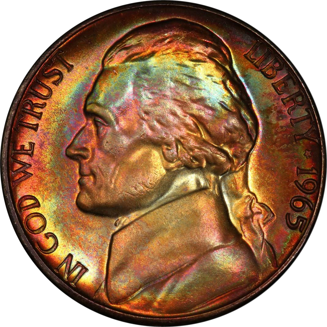 1965 Sms 5c Ms | Jefferson Nickels | Coin