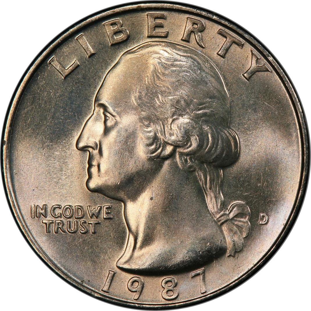 How Much Is A 1987 D Quarter Worth