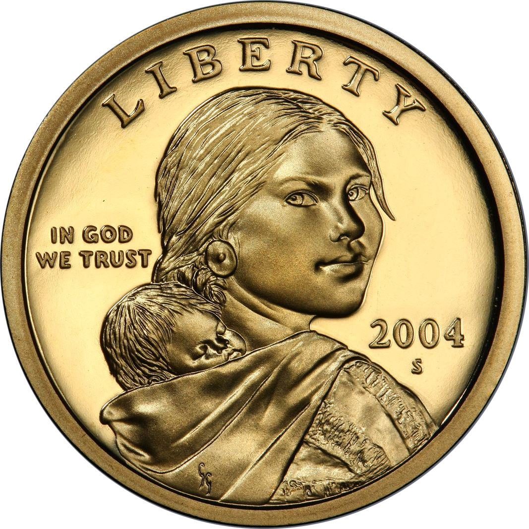 2004 S 1 Pf Sacagawea Dollars Coin