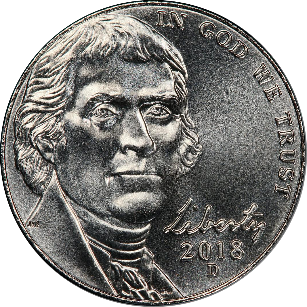 2018 D 5c Ms | Jefferson Nickels | Coin